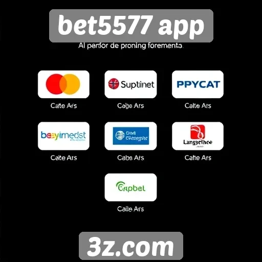 Métodos de pagamento suportados pelo bet5577 app